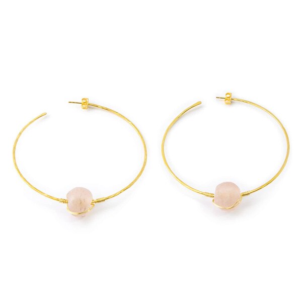 Evangeline Large Hoop Earrings